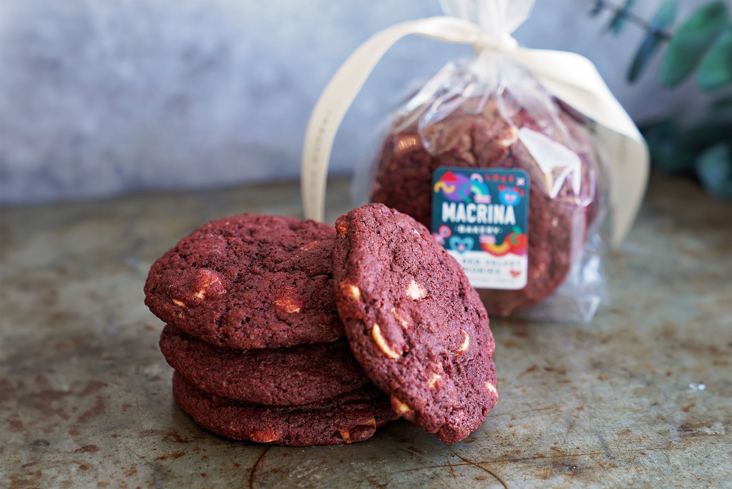 Red Velvet Cookie 4packs Macrina Bakery